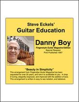 Danny Boy Guitar and Fretted sheet music cover